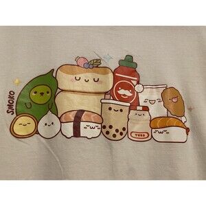 Smoko T-Shirt Graphic Tee Kawaii Anime Cotton Japanese Boba Sushi Japan Dumpling